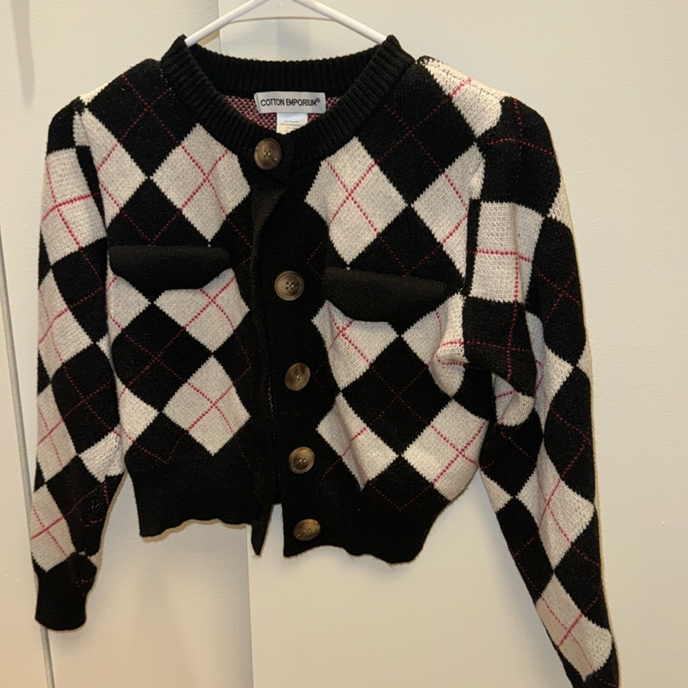 Cropped cardigan